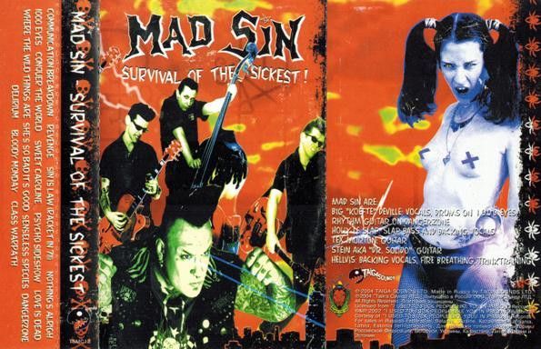 Mad Sin — Survival Of The Sickest! (кассета)